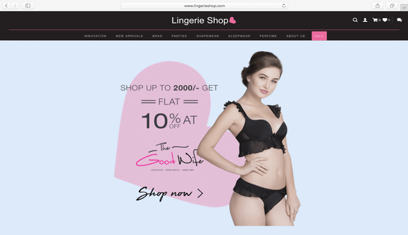 Lingerie shop
