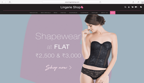 Lingerie shop