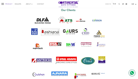 CONTINENTAL BATH FITTINGS