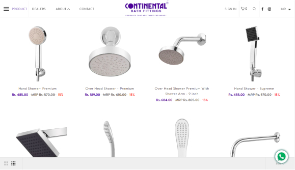 CONTINENTAL BATH FITTINGS