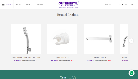CONTINENTAL BATH FITTINGS