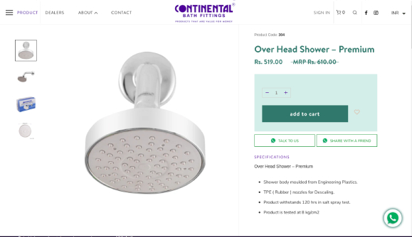 CONTINENTAL BATH FITTINGS