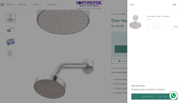 CONTINENTAL BATH FITTINGS
