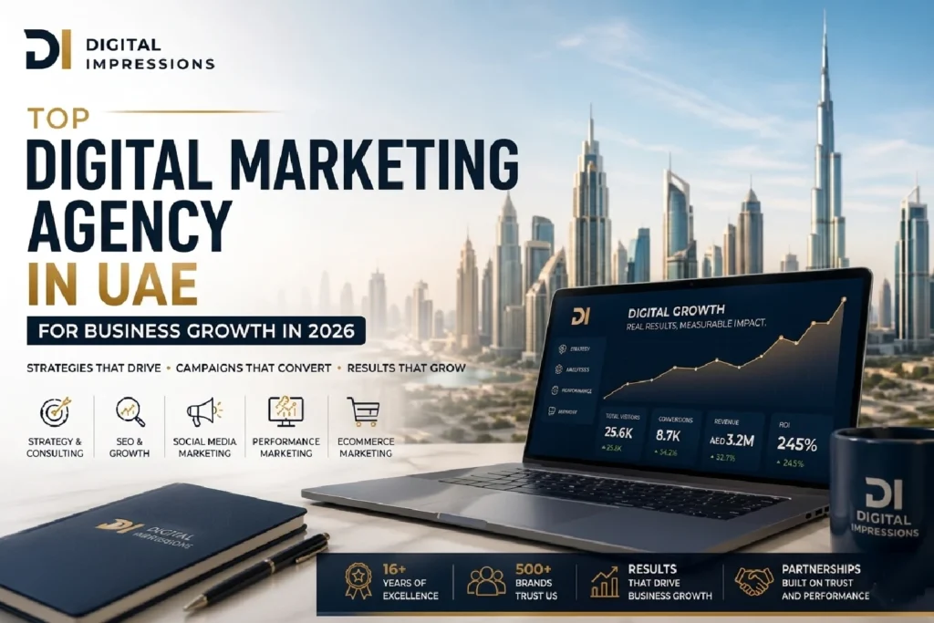 Top Digital Marketing Agency in UAE for Business Growth in 2026 – Digital Impressions